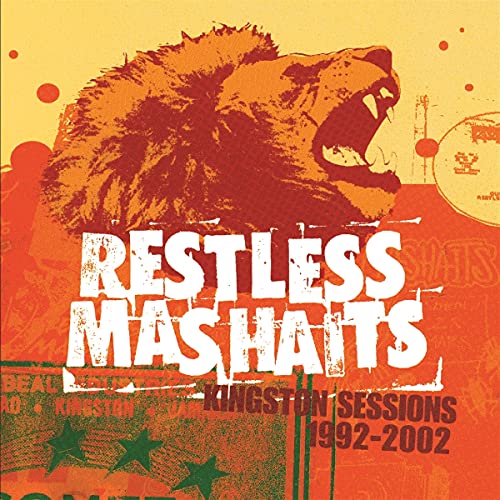 Album cover for “Restless Mashait’s - Kingston Sessions” featuring a roaring lion.