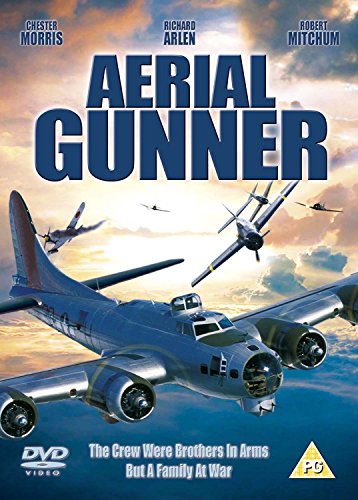 “Aerial Gunner” DVD cover featuring WWII bomber planes in flight.