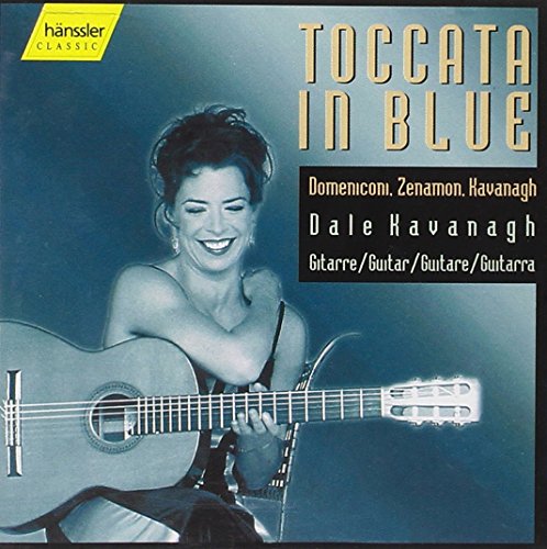 "CD cover featuring a smiling woman holding a guitar, blue-toned background."
