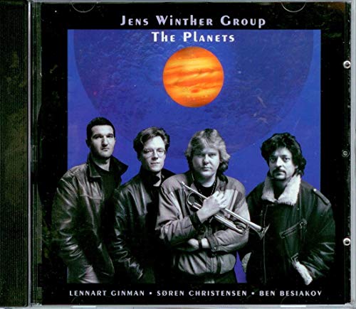 CD cover for “The Planets” by Jens Winther Group, featuring band members.