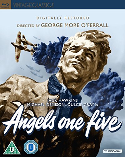 Angels One Five" Blu-ray cover featuring a pilot and fighter planes.