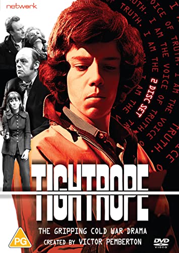 DVD cover for "Tightrope" featuring actors and red text on a dark background.