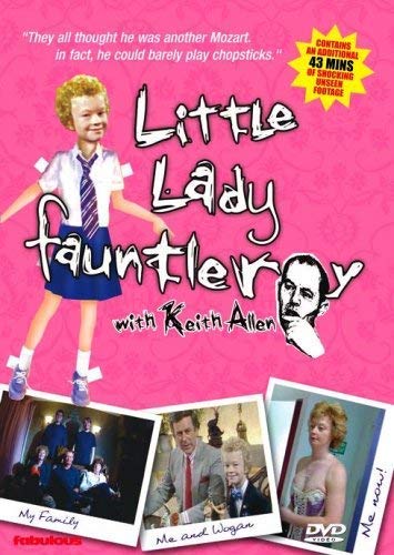 DVD cover with a blonde girl in a school uniform on a pink background.