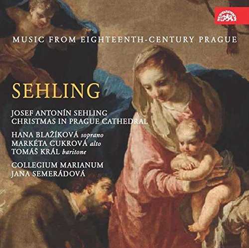 "CD cover featuring a Renaissance painting of the Virgin Mary holding baby Jesus."