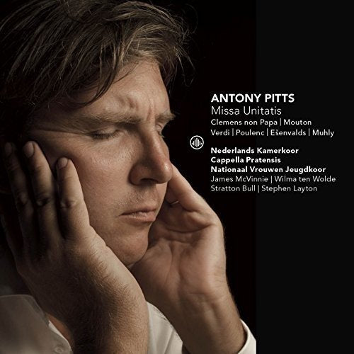 CD cover featuring a man with hands on his face, white text on black background.