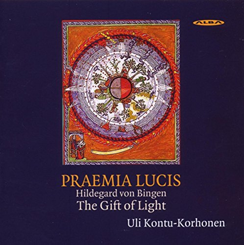 CD cover: ornate circular illustration with text "Praemia Lucis" and artist name.