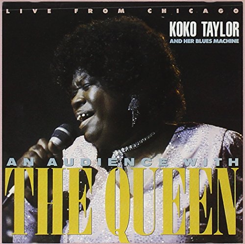 CD cover featuring Koko Taylor singing into a microphone, wearing a sparkly top.