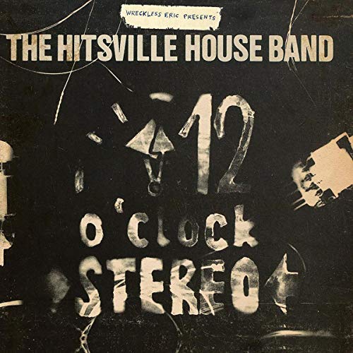 CD cover: black background with clock imagery and white text.