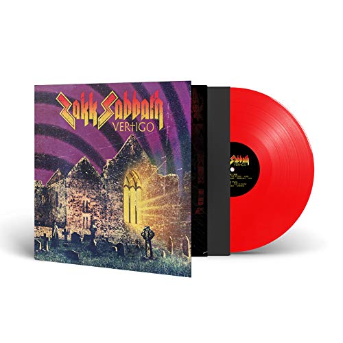 Zakk Sabbath "Vertigo" vinyl record with red disc and illustrated cover.