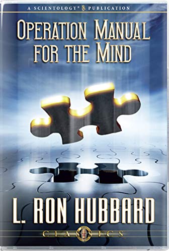 CD cover for "Operation Manual for the Mind" by L. Ron Hubbard.