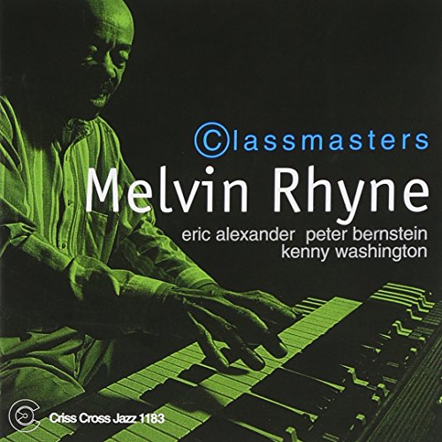 CD cover featuring jazz pianist Melvin Rhyne in green tones.