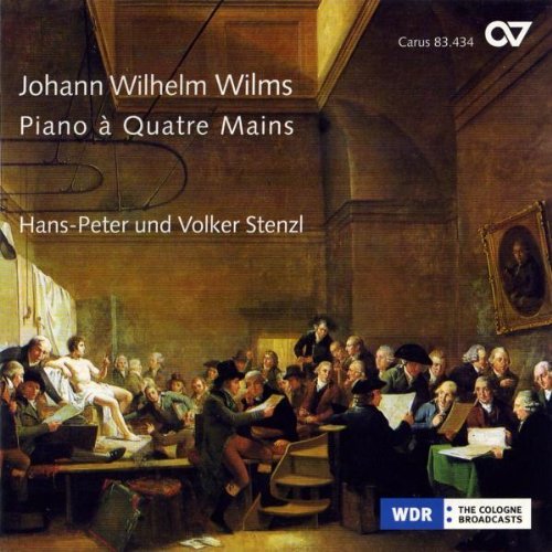CD cover featuring a classical painting of a music lesson scene.