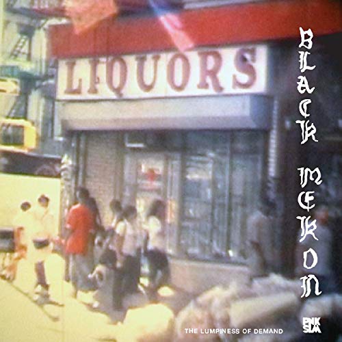 Vinyl album cover: street scene with "Liquors" sign and text.
