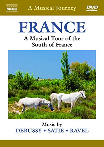 DVD cover: White horses graze in a sunny, rural South of France landscape.