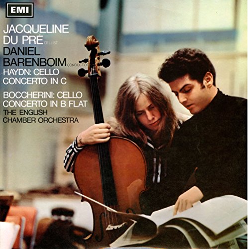 Vinyl album cover featuring a woman holding a cello with a man beside her.