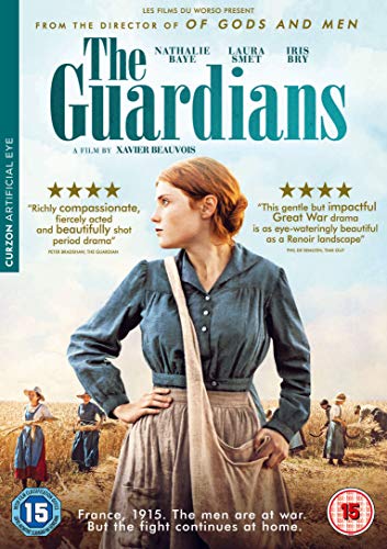 DVD cover for "The Guardians" featuring a woman in a field with other women.