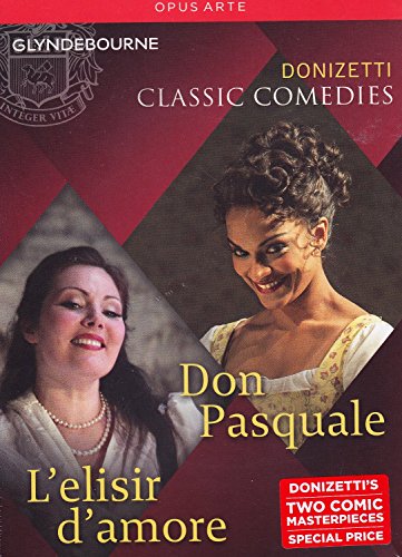DVD cover featuring two opera singers in period costumes, red and gold design.