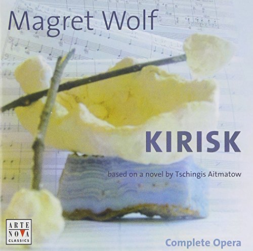 "CD cover with yellow flowers, sheet music background, and 'KIRISK' in large text."