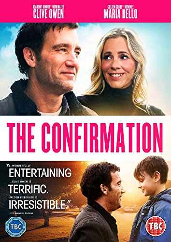 "The Confirmation" DVD cover featuring Clive Owen and a boy facing each other.