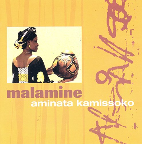 Album cover with a woman holding a decorative vase, on orange background.