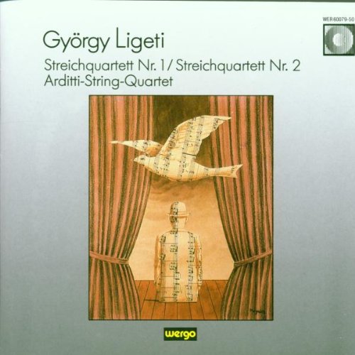 A CD cover featuring a person made of sheet music with a bird flying above.