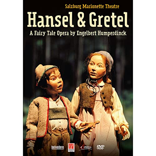 DVD cover for Humperdinck’s “Hansel & Gretel” featuring marionette puppets.