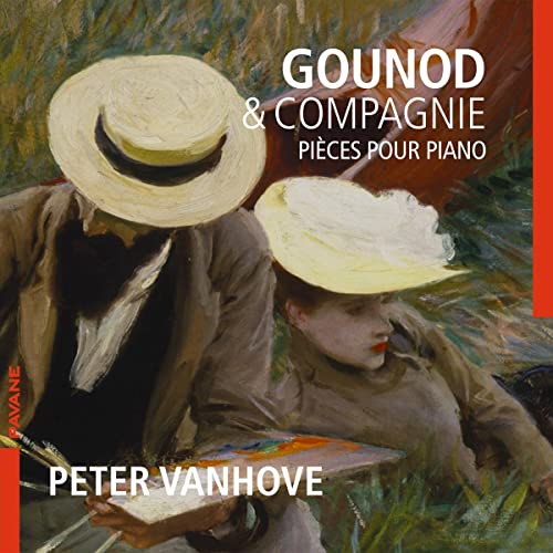CD cover: painting of two people with hats, text “Gounod & Compagnie”.