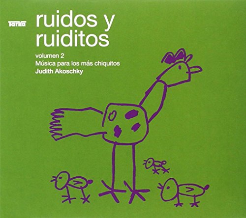 CD cover: green background with childlike drawings of a figure and birds.