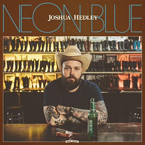 CD cover: Joshua Hedley portrait with boots and a beer bottle.