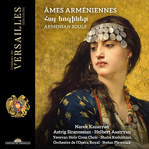 CD cover featuring a portrait of a woman in traditional Armenian attire.