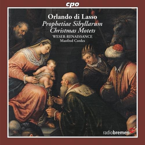 "CD cover featuring a Renaissance painting of the Adoration of the Magi."
