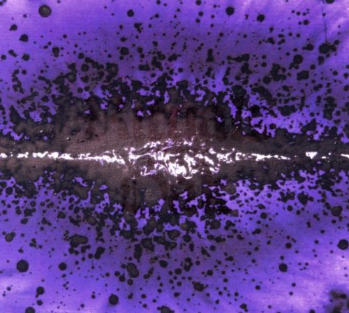 Purple and black abstract texture with a metallic silver line.