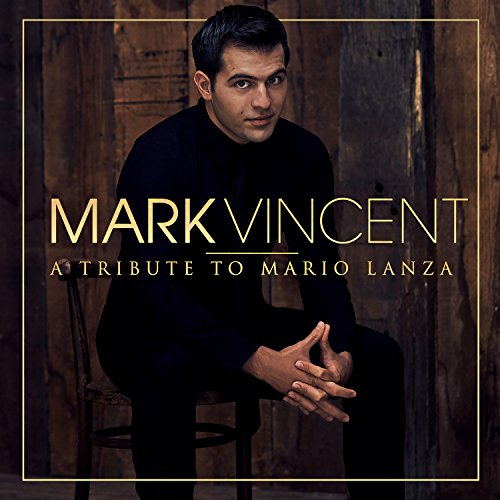 "Album cover featuring Mark Vincent sitting on a stool, wearing black, against a wooden background."
