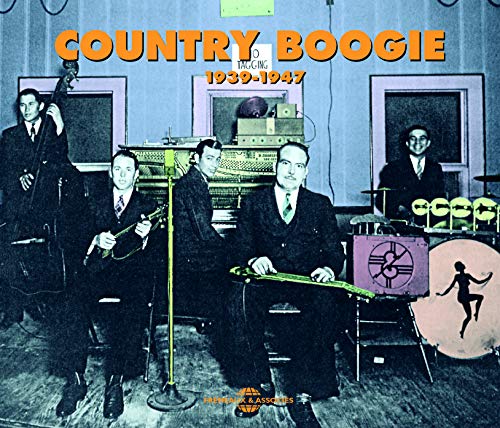 Vintage photo of a country boogie band from 1939-1947.