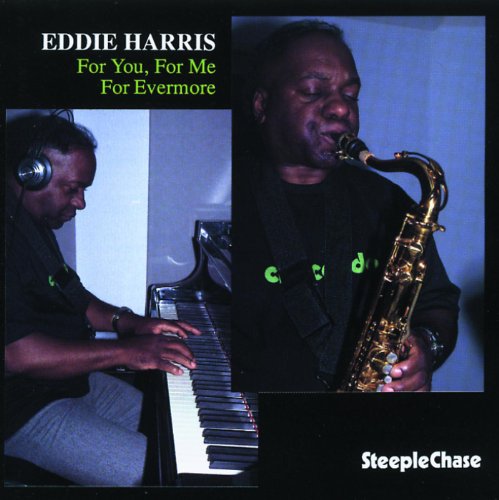 Eddie Harris CD cover: musician playing saxophone and piano.