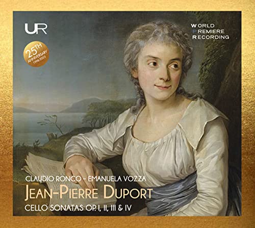 CD cover featuring a portrait of Jean-Pierre Duport, a classical composer.