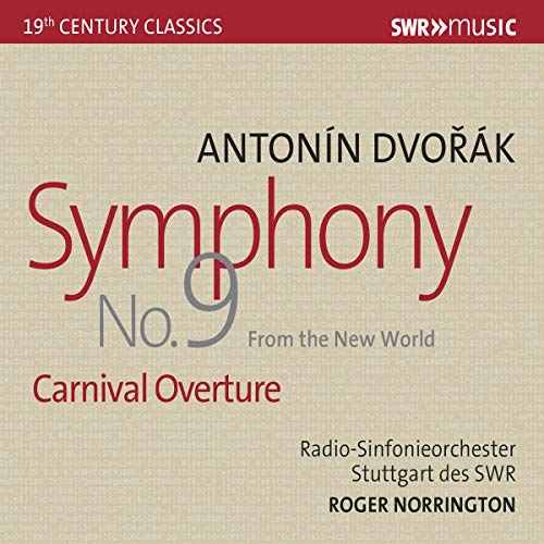 CD cover for Dvořák’s Symphony No. 9 and Carnival Overture.