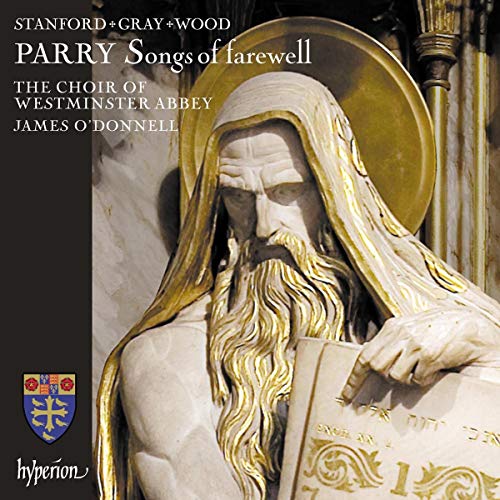 "CD cover featuring a stone statue of a bearded man holding a book."