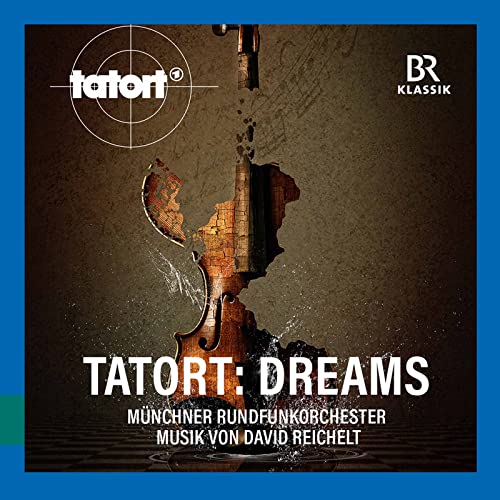 CD cover: broken violin and abstract shapes on a dark background.