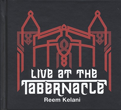 "CD cover with red architectural design and white text on a black background."