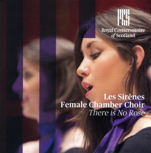 CD cover featuring a female choir member in profile, purple accents.