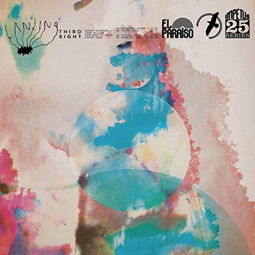 CD cover for Landing's "Third Sight" with abstract watercolor art.