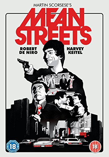 Mean Streets" DVD cover featuring Robert De Niro and Harvey Keitel.