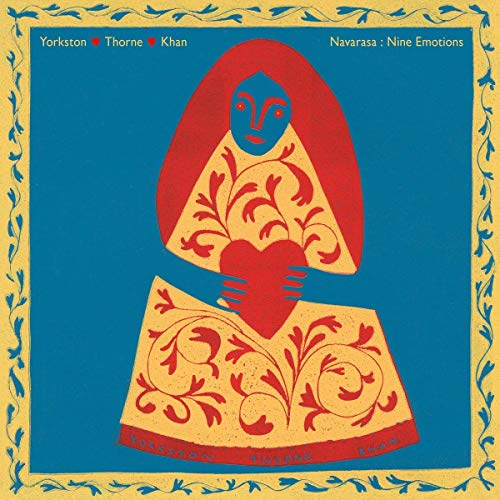 Album cover: stylized illustration of a figure with a heart, red and blue.