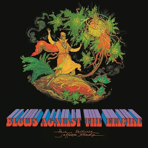 Album cover: colorful psychedelic illustration of a figure with flowing robes.