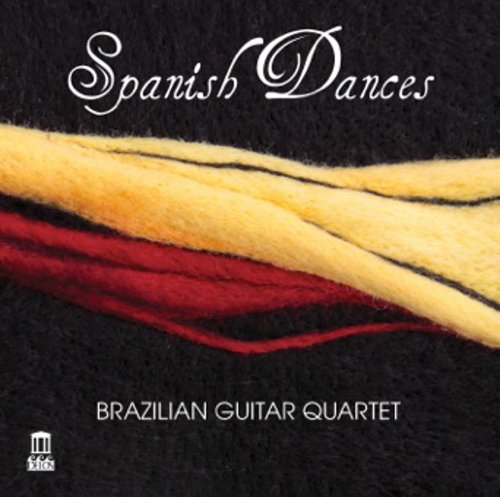 CD cover for “Spanish Dances” by the Brazilian Guitar Quartet.