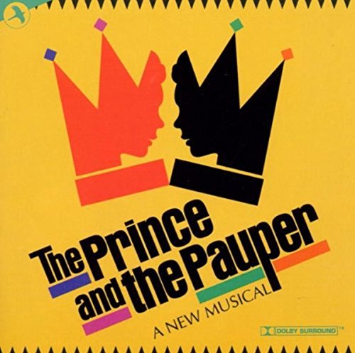 CD cover for “The Prince and the Pauper” musical, featuring silhouettes.