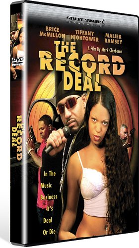 DVD cover for "The Record Deal" featuring musicians and a film director.