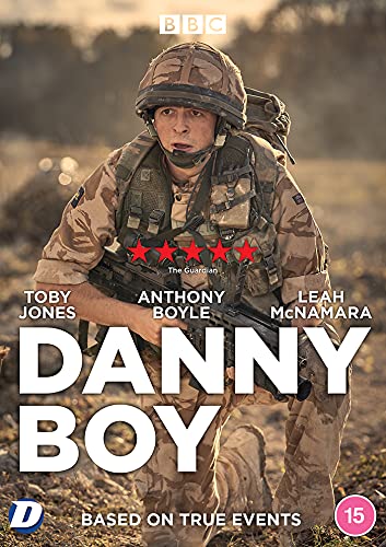 "Danny Boy" DVD cover featuring a soldier in camouflage kneeling on the ground.