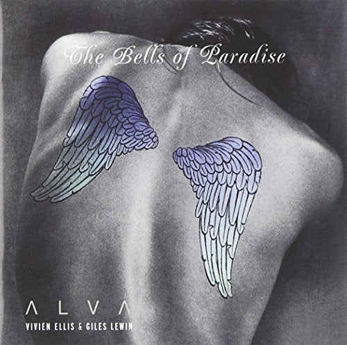 Black and white CD cover with a person's back and illustrated angel wings.